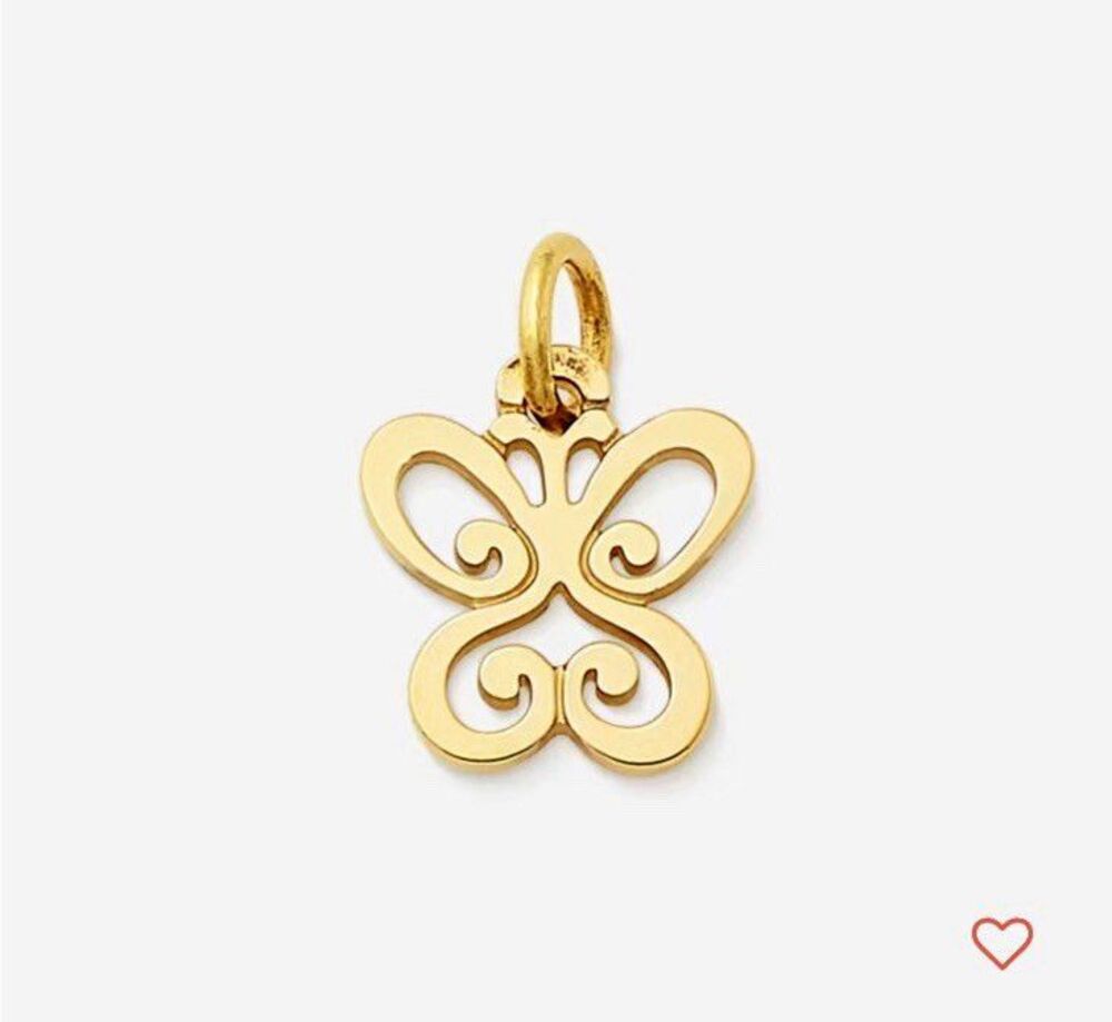 NWT James Avery 14K Gold Spring Butterfly Charm